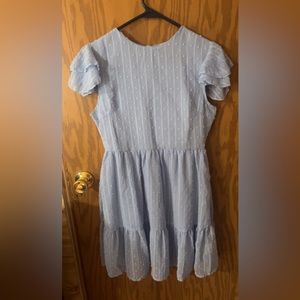 Shein Swiss Dot Ruffle Dress